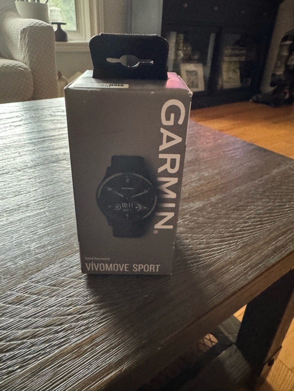 Garmin vívomove Sport Hybrid Smartwatch - Black